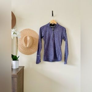 Nike Running | Dri-Fit Women’s Heathered Purple 1/4 Zip Pullover | Size XS